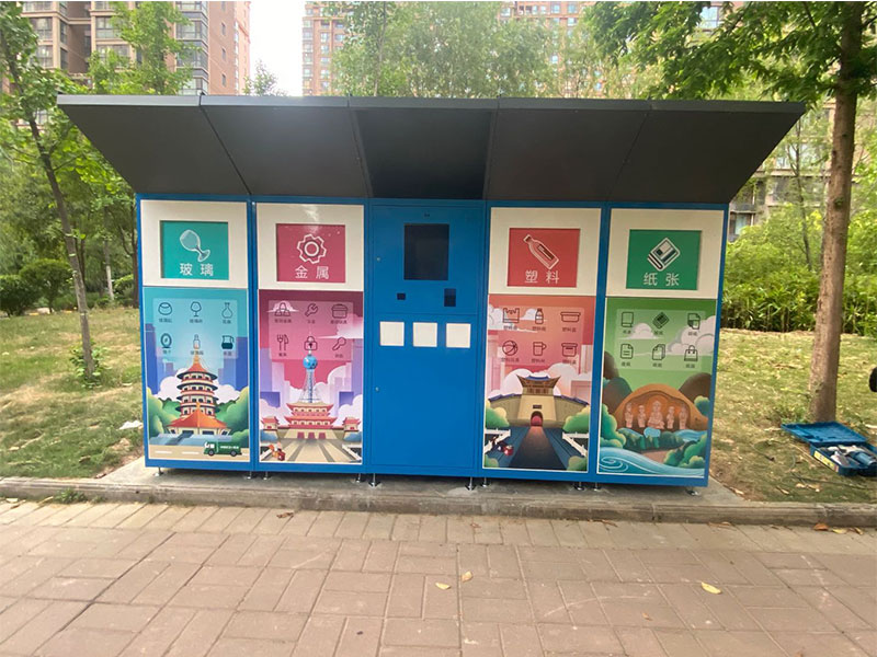 智能垃圾分类垃圾桶出租,千鸣科技太阳能感应式开关垃圾桶,垃圾分类管理条例