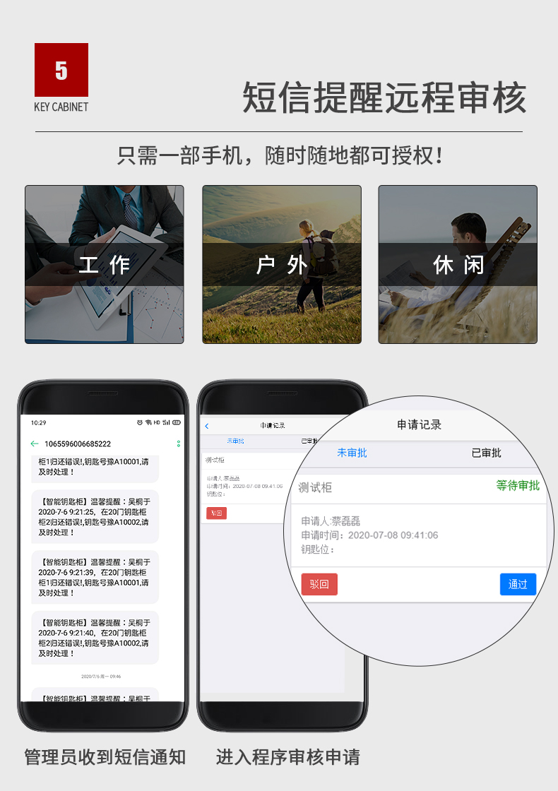 防盗防丢失钥匙柜,智能钥匙柜新款,千鸣智能钥匙柜核心优势