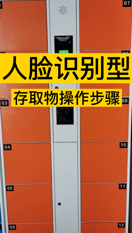 人脸识别型智能寄存储物柜中途取物,存取物操作步骤