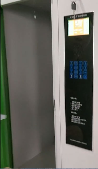 超市商超学校自设密码型智能储物柜,自编码型多门存包柜教程,智能编码型寄存柜存取物及后台设置