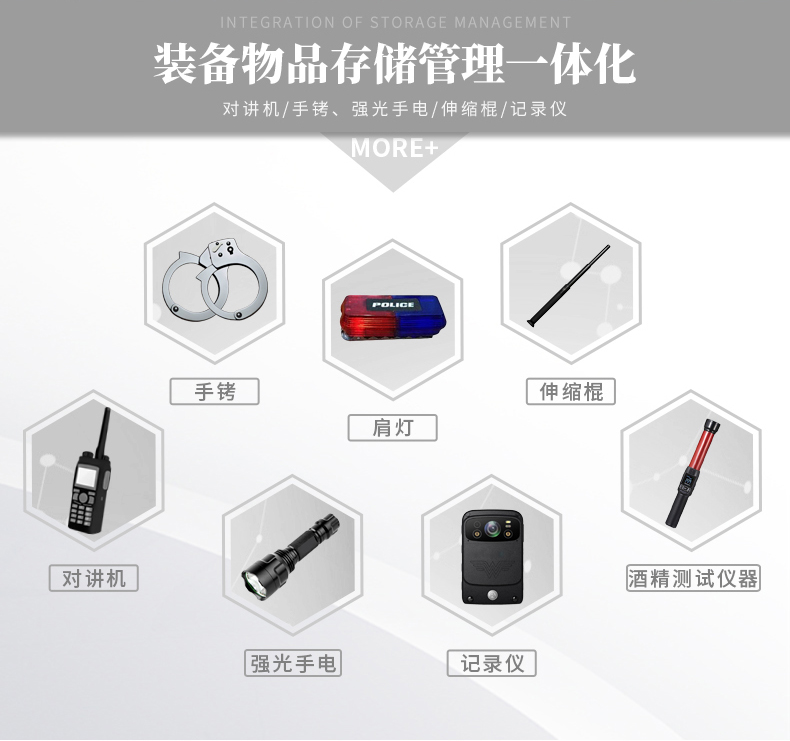 防爆器材柜,防暴装备收纳柜,反恐安防盾牌钢叉全套保安器械柜